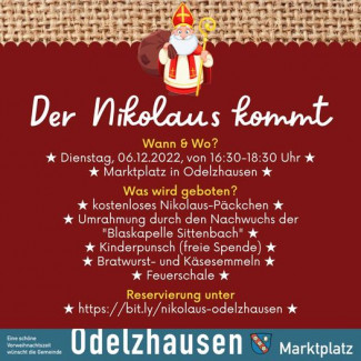 Der Nikolaus kommt nach Odelzhausen