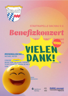Danke nach Benefizkonzert